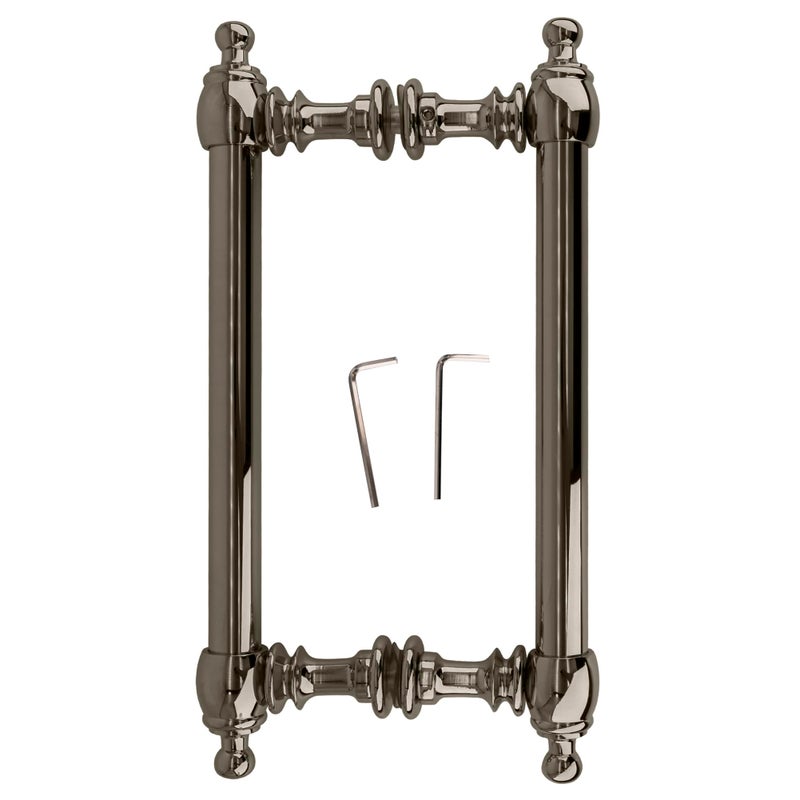 CRL Polished Nickel 8" Colonial Style Back-to-Back Pull Handle - Image 3